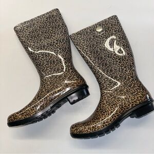UGG Animal Print Rain Boots